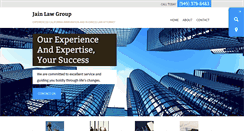 Desktop Screenshot of jainlawgroup.com